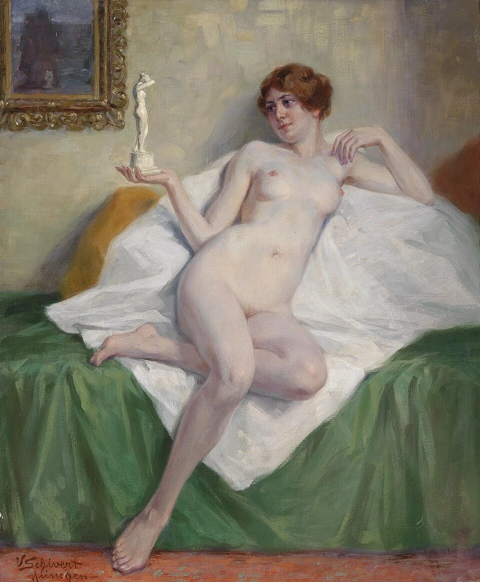1863-Victor Schivert - La statuetta